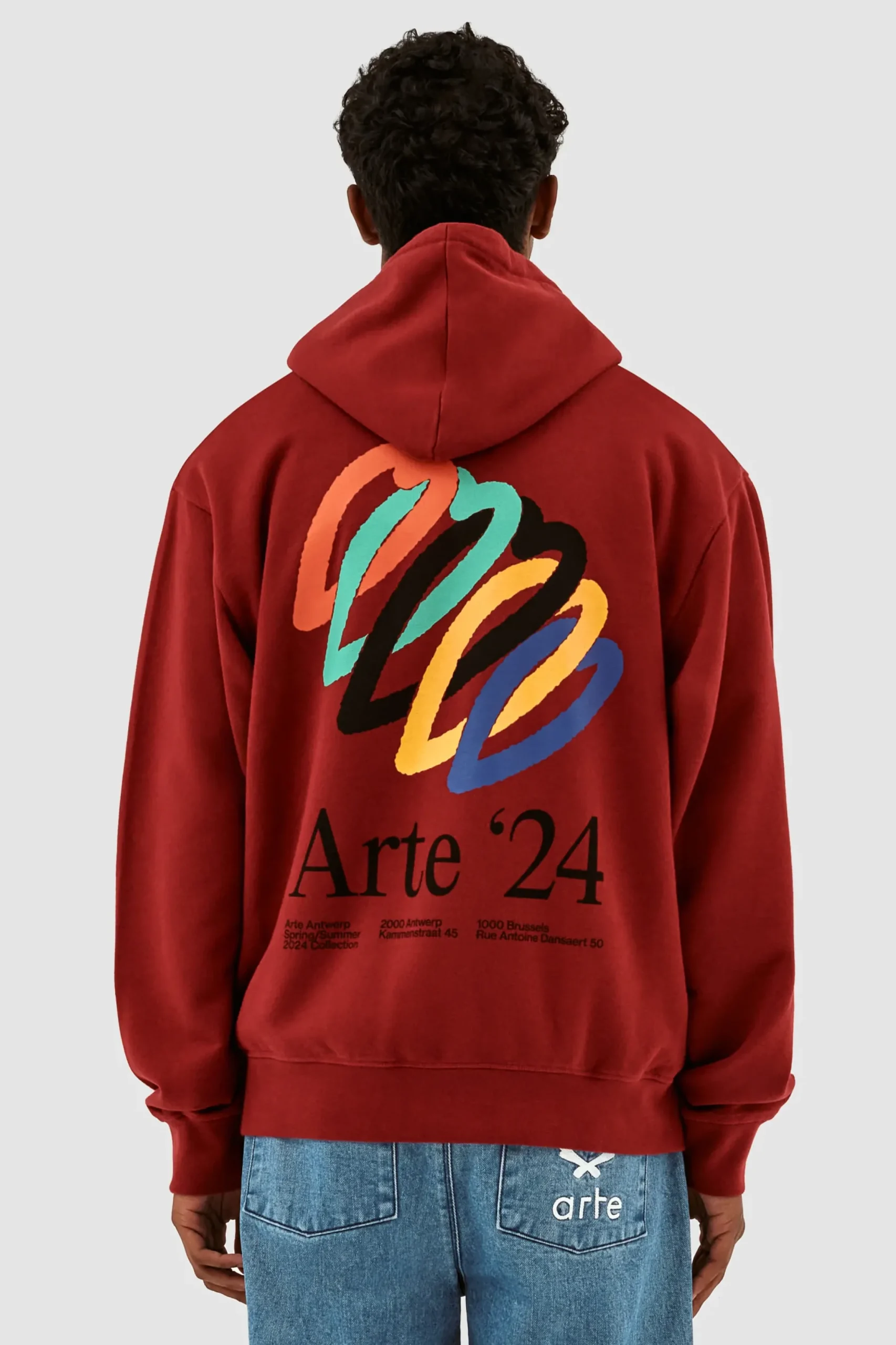 Hank Back Hearts Hoodie|Arte Antwerp Outlet