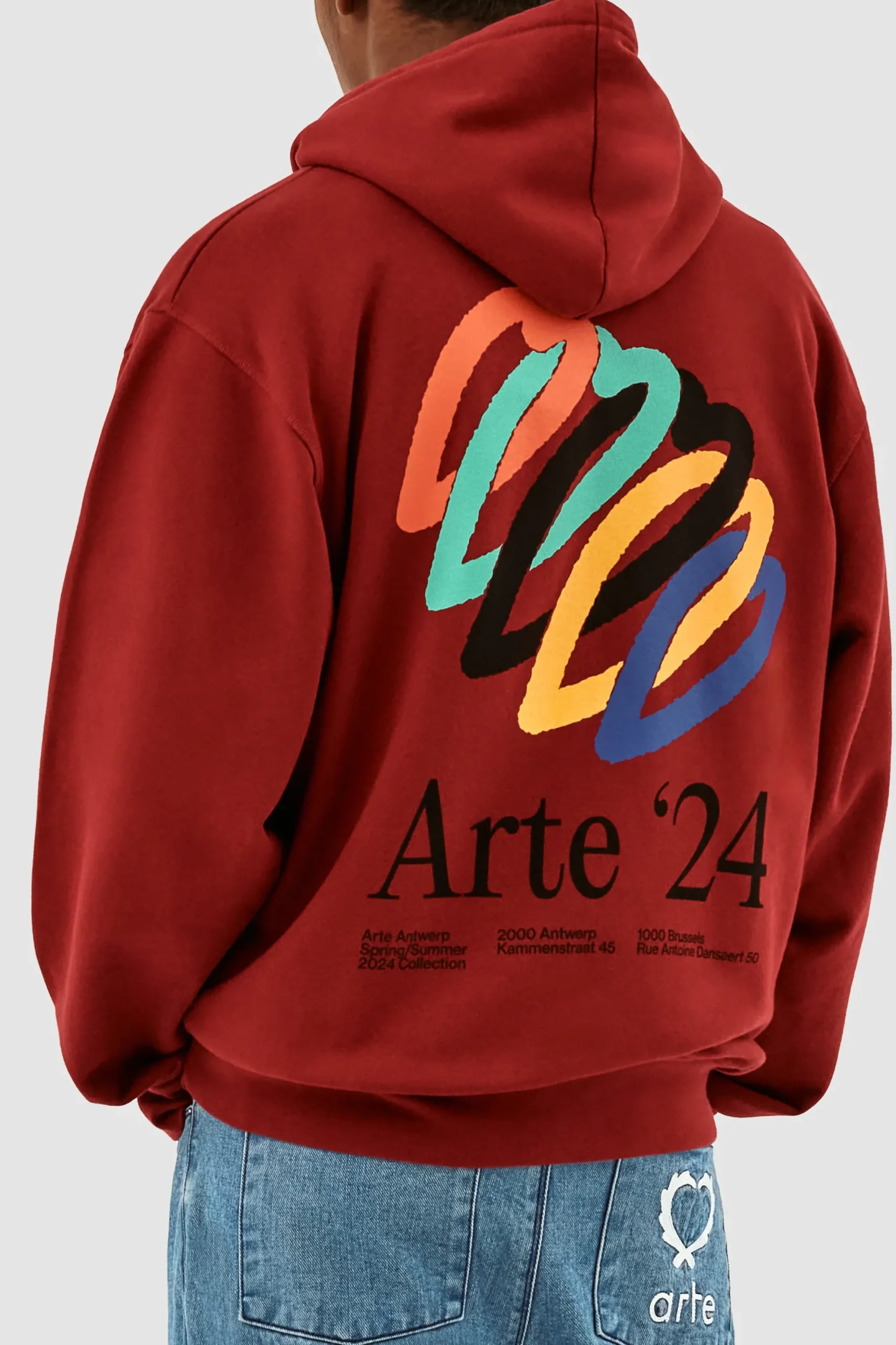 Hank Back Hearts Hoodie|Arte Antwerp Outlet