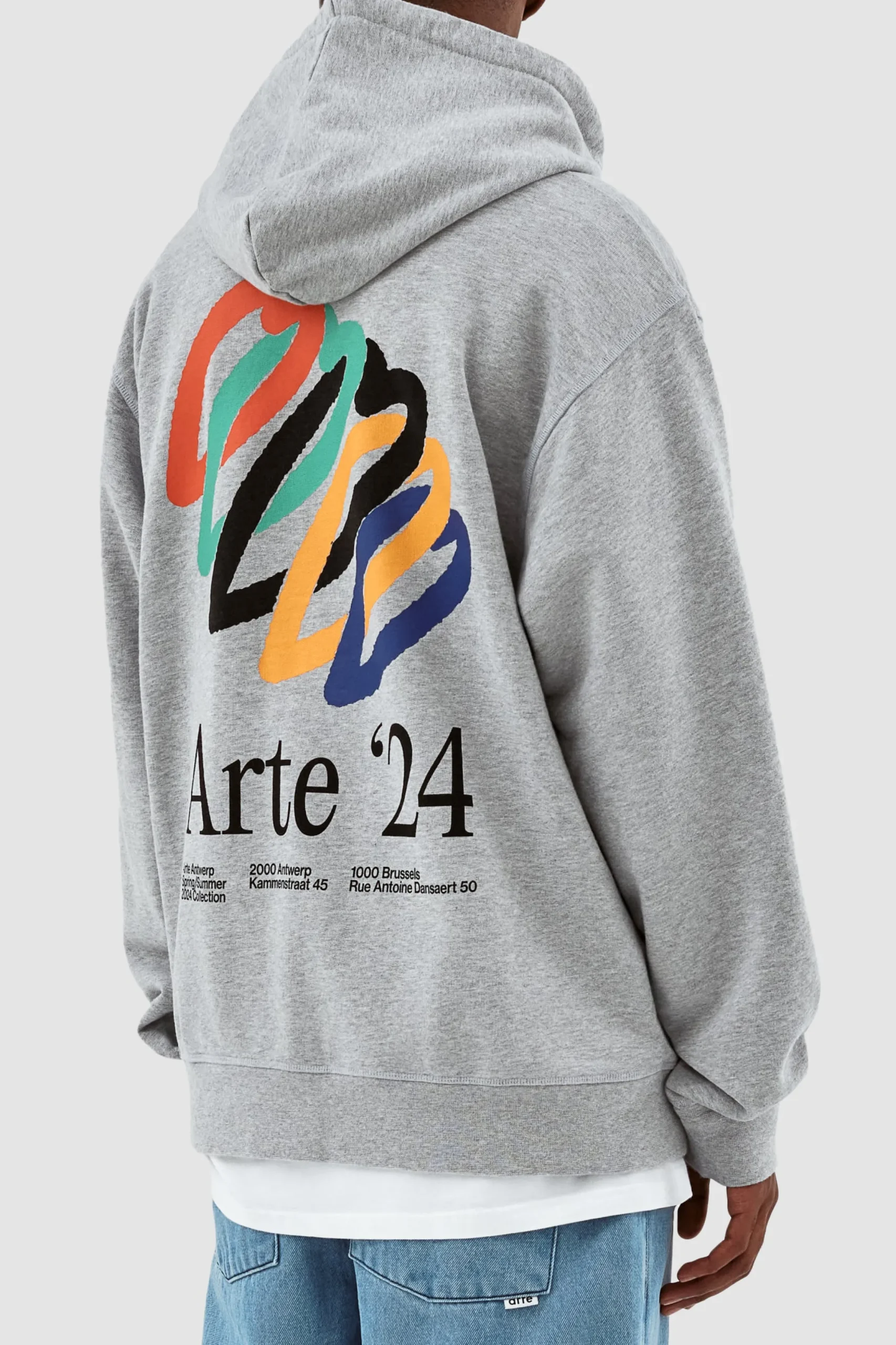 Hank Back Hearts Hoodie|Arte Antwerp Hot